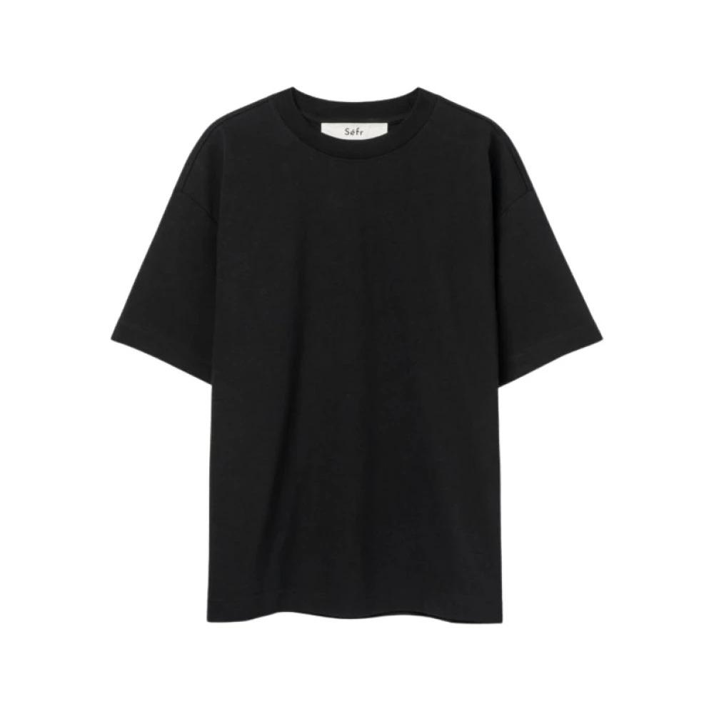 Sefr SS21 Black Suneham Shirt 黒シャツ(襟あり)