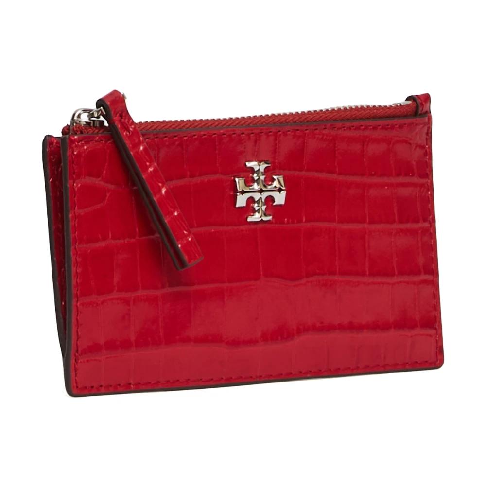 【新品未使用】Tory Burch ワインレッド色 長財布パスケース付き TORY BURCH トリーバーチ 長財布 ラウンドファスナー PVC レザー