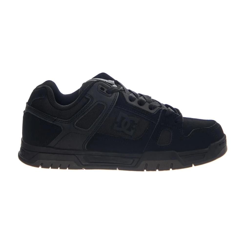 Scarpe Da Uomo DC Shoes Construct – Tomaia In Pelle E Camoscio, Suola In Gomma Antiscivolo, Allacciatura - 3