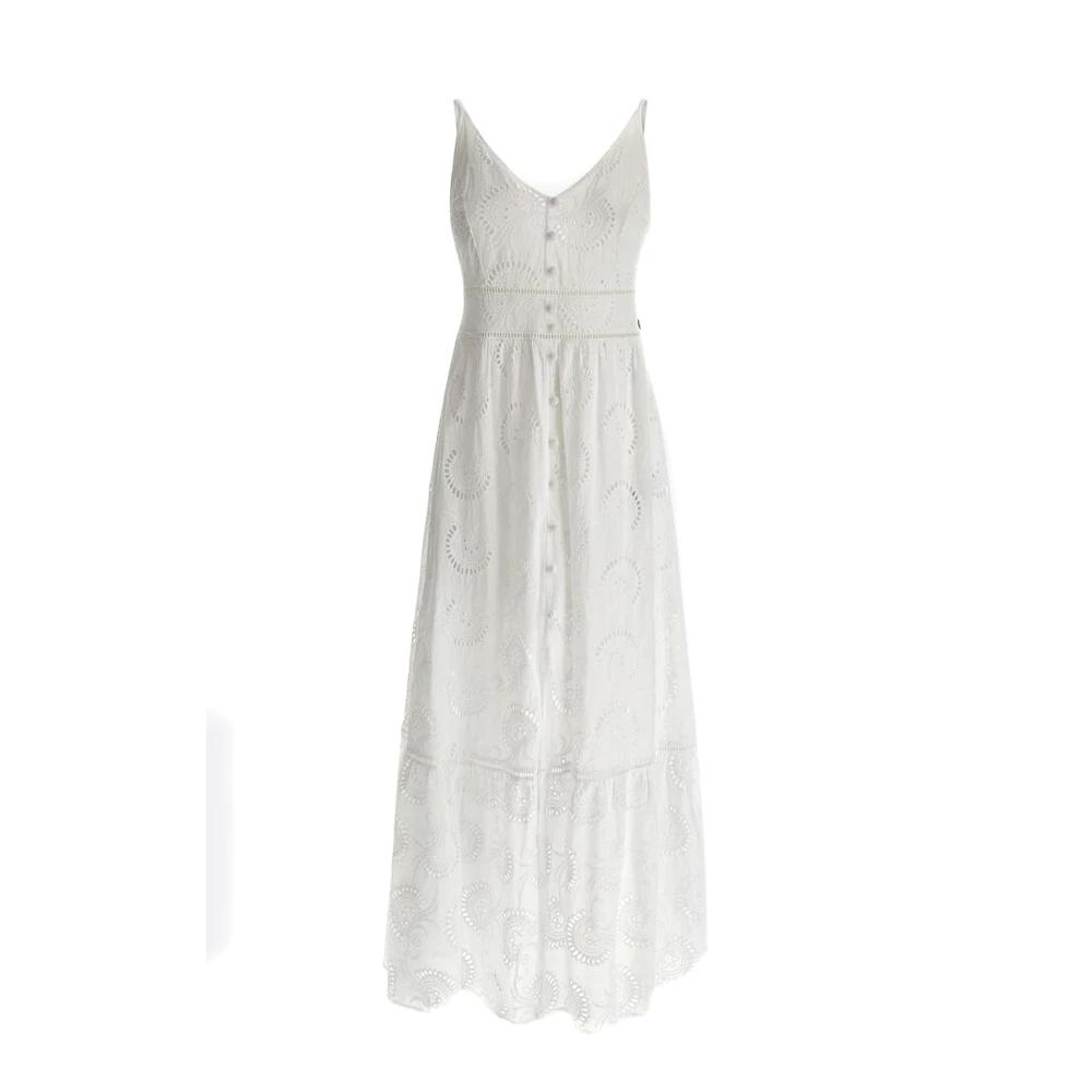 chinese dress ladies Vintage Y2k 00s Guess Pink Linen Dress main image 0