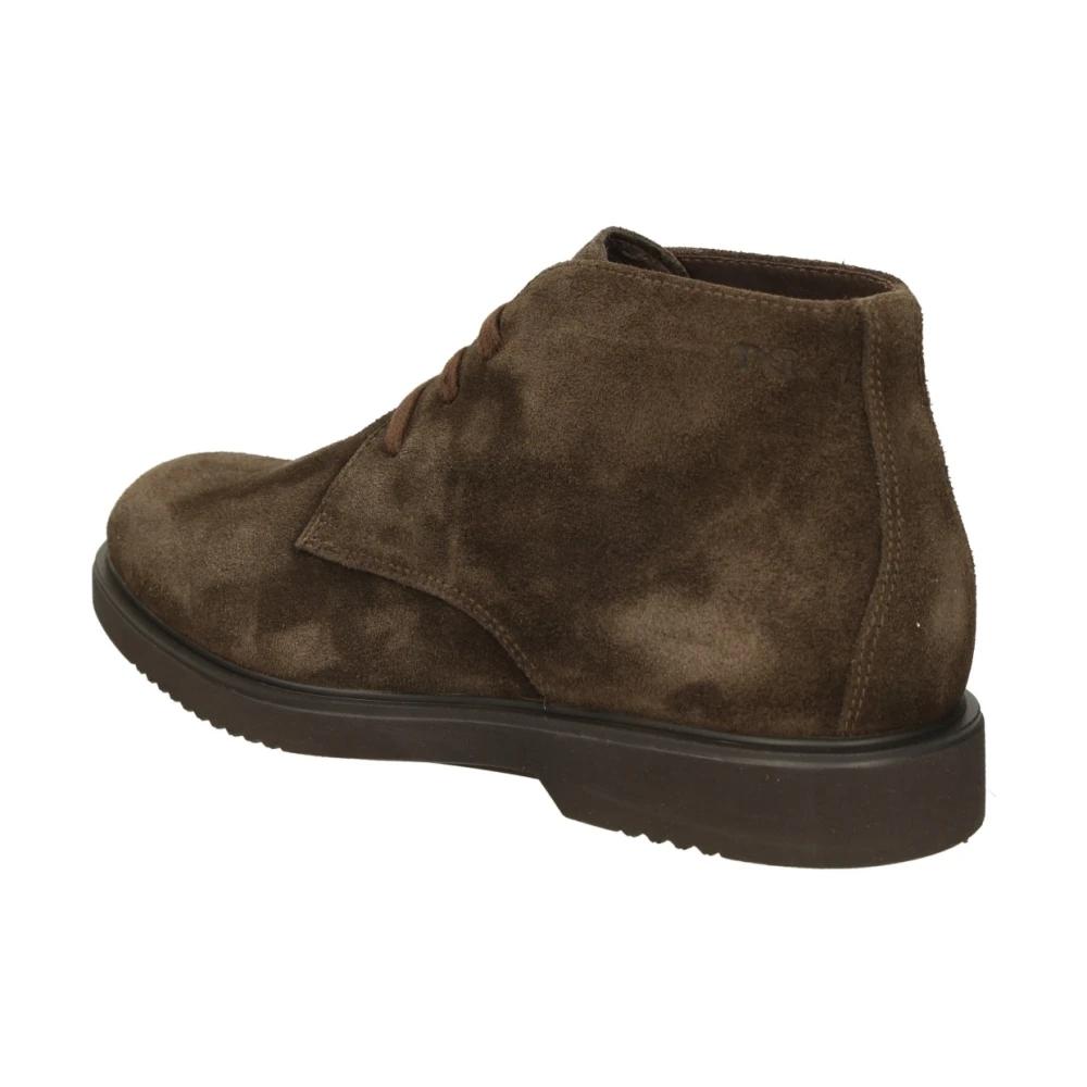 Nero Giardini Stivaletti Uomo Pelle Marrone - Modello I400502U - Taglia 43