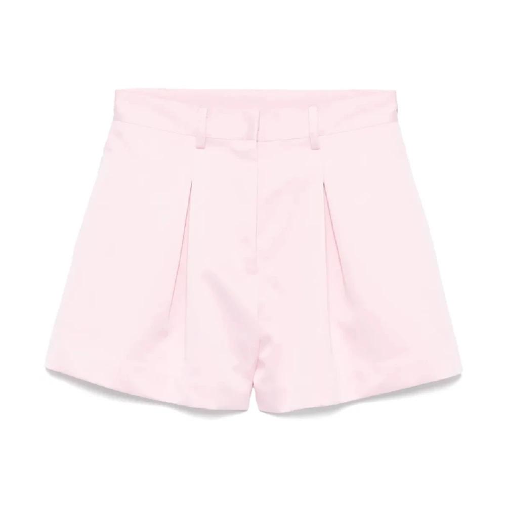ショートパンツ ROTATE BIRGER CHRISTENSEN 'Elasticated' shorts Pink Rotate Pink Shorts | Contemporary Ready to Wear | Coveti