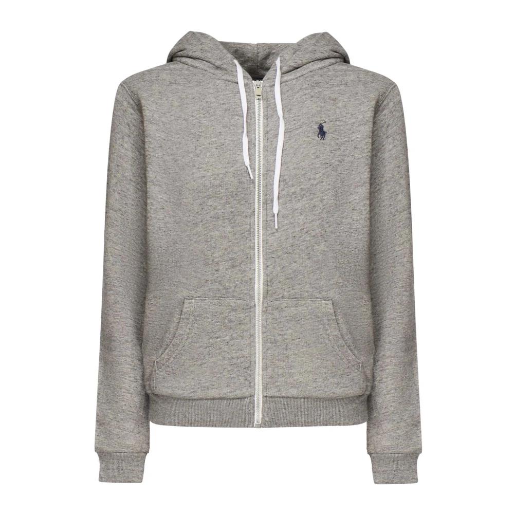Sweat Zippé Sweat Gris Ralph Lauren Femme Sweat à Capuche Gris
