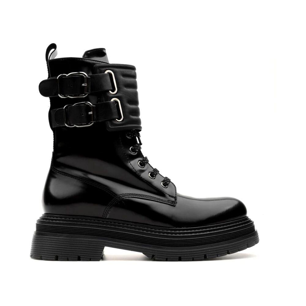 High boot with leather and neoprene - Laura Bellariva