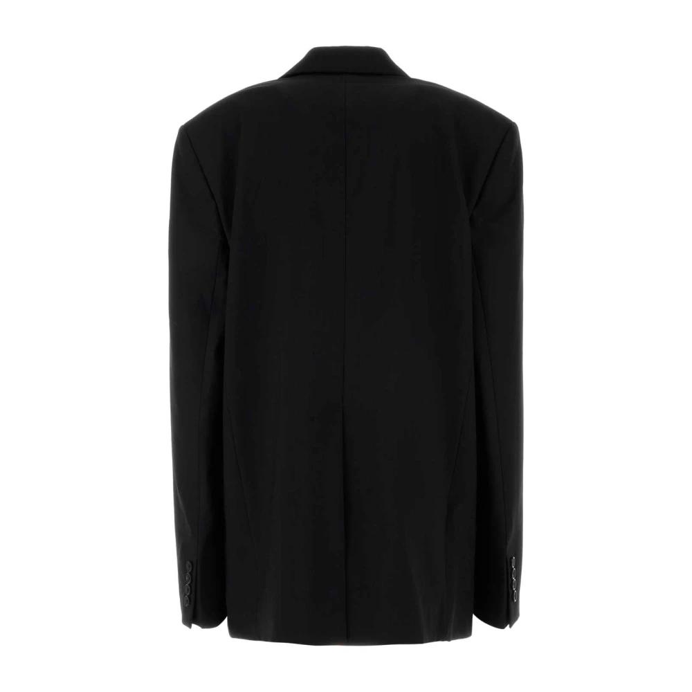 ジャケット Y PROJECT Black stretch twill oversize blazer Y/Project Black Stretch Twill Oversize Blazer | italist