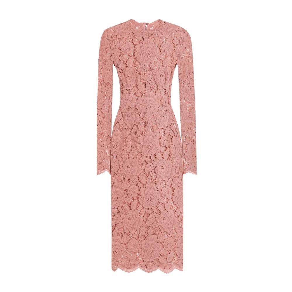 dolce-gabbana-Pink-Midi-