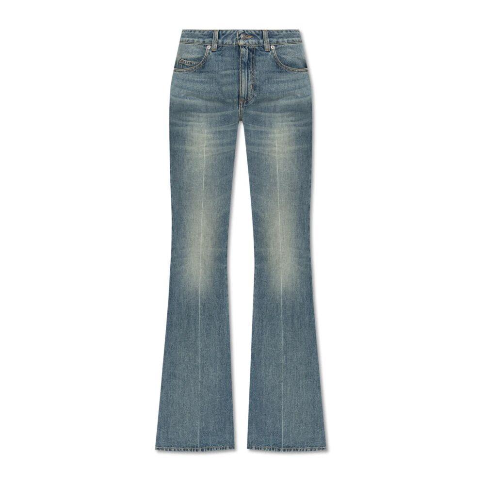 MCQUEEN High-rise flared jeans | NET-A-PORTER
