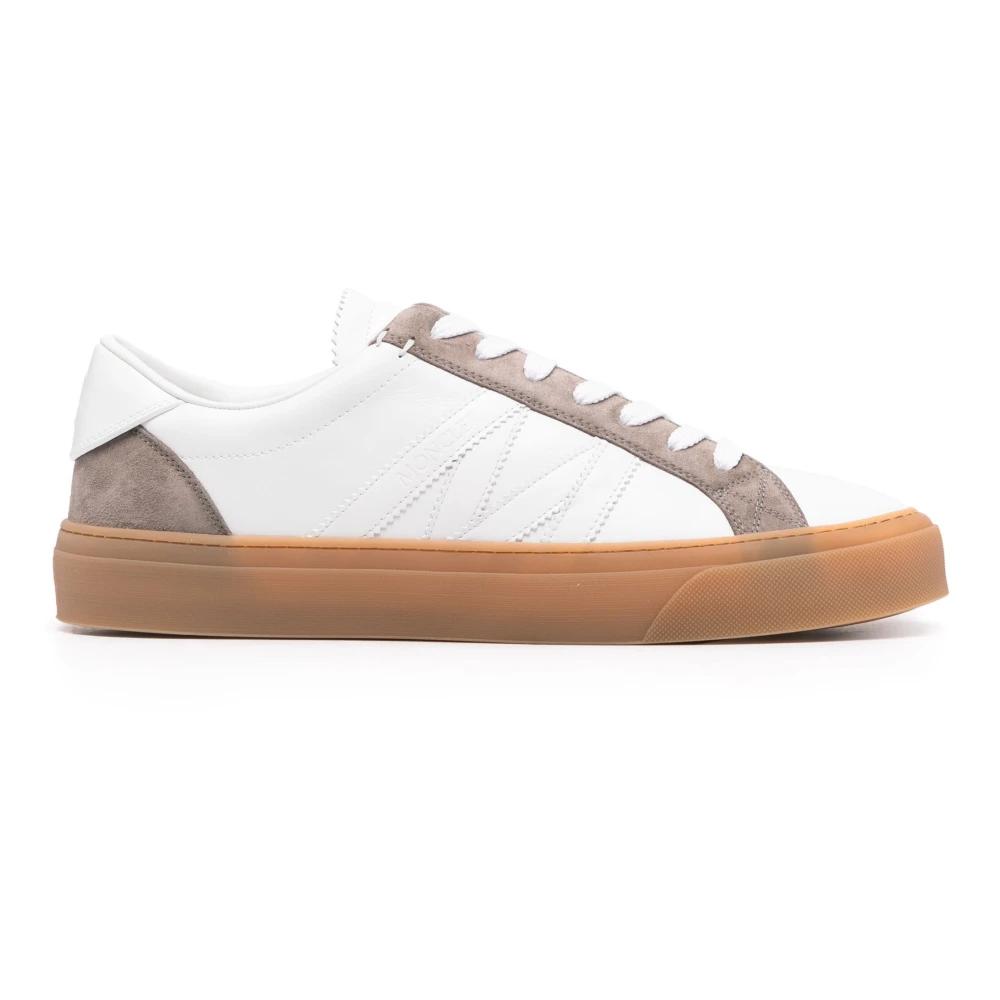 Basket moncler homme blanche sale