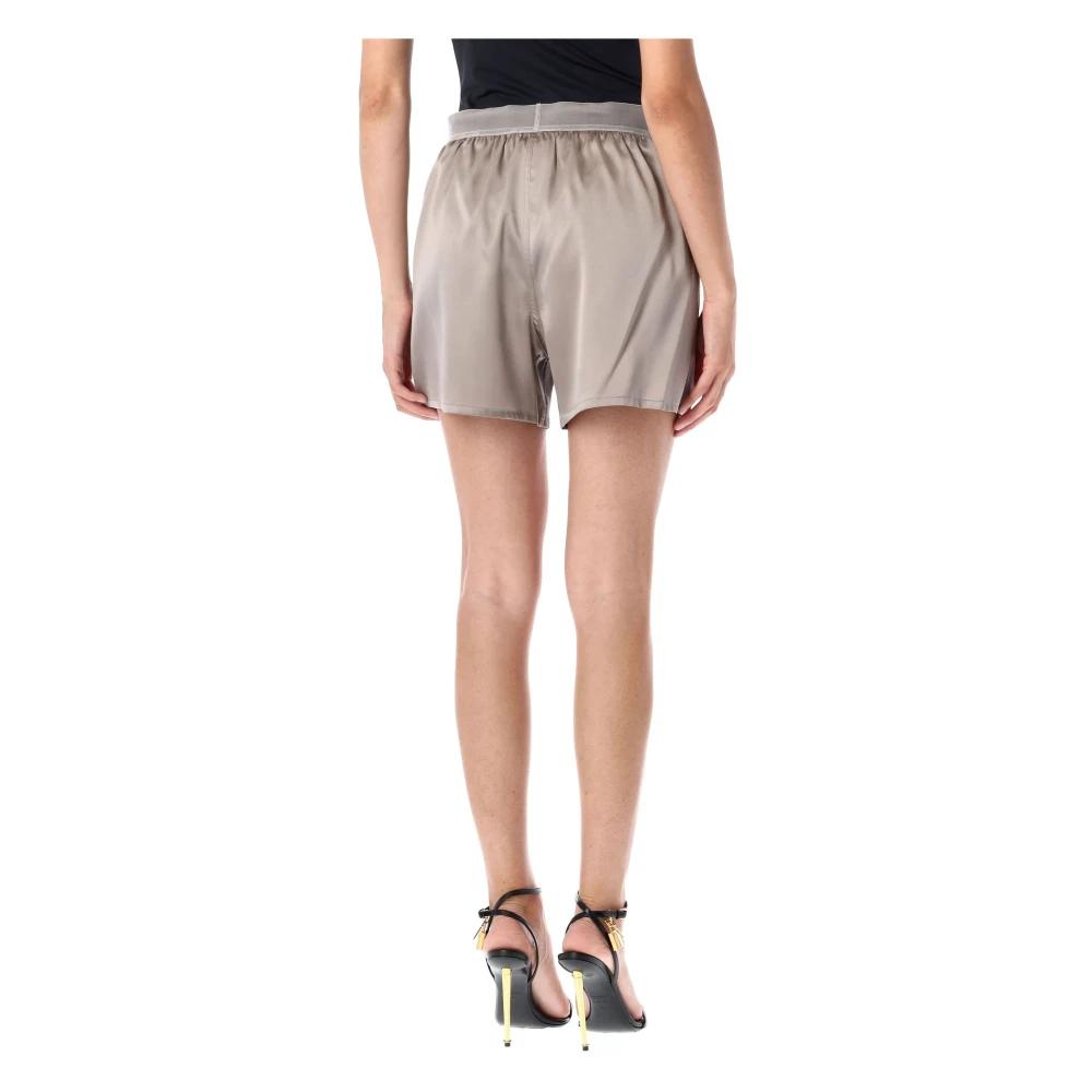ショーツ TOM FORD SHORTS IN RASO DI SETA Shorts in raso di misto seta in Nero - Tom Ford | Mytheresa