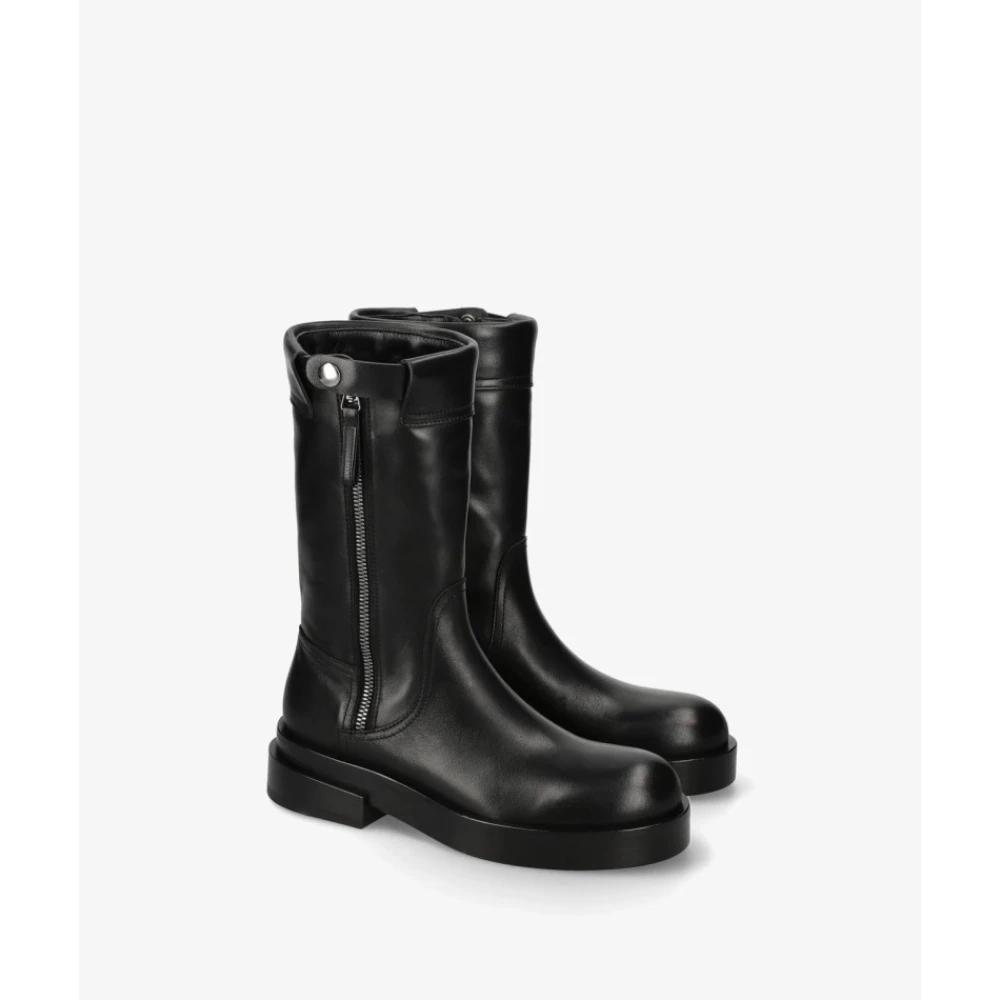 ショートブーツ・ブーティ PREMIATA FW23 Premiata Boots Black (M6579 ) Premiata Black Leather Boots – 2Men
