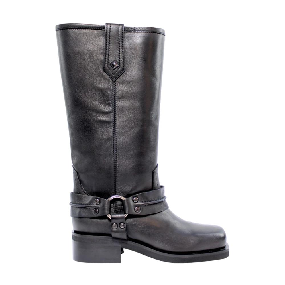 Stivale in pelle Leopardata – Alexandra Effe
