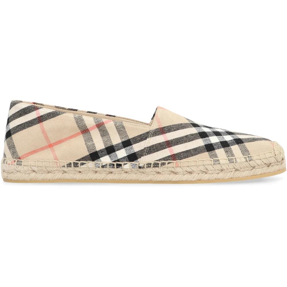 【関税＆送料込み】Burberry Linen Espadrilles Burberry - Linen espadrilles