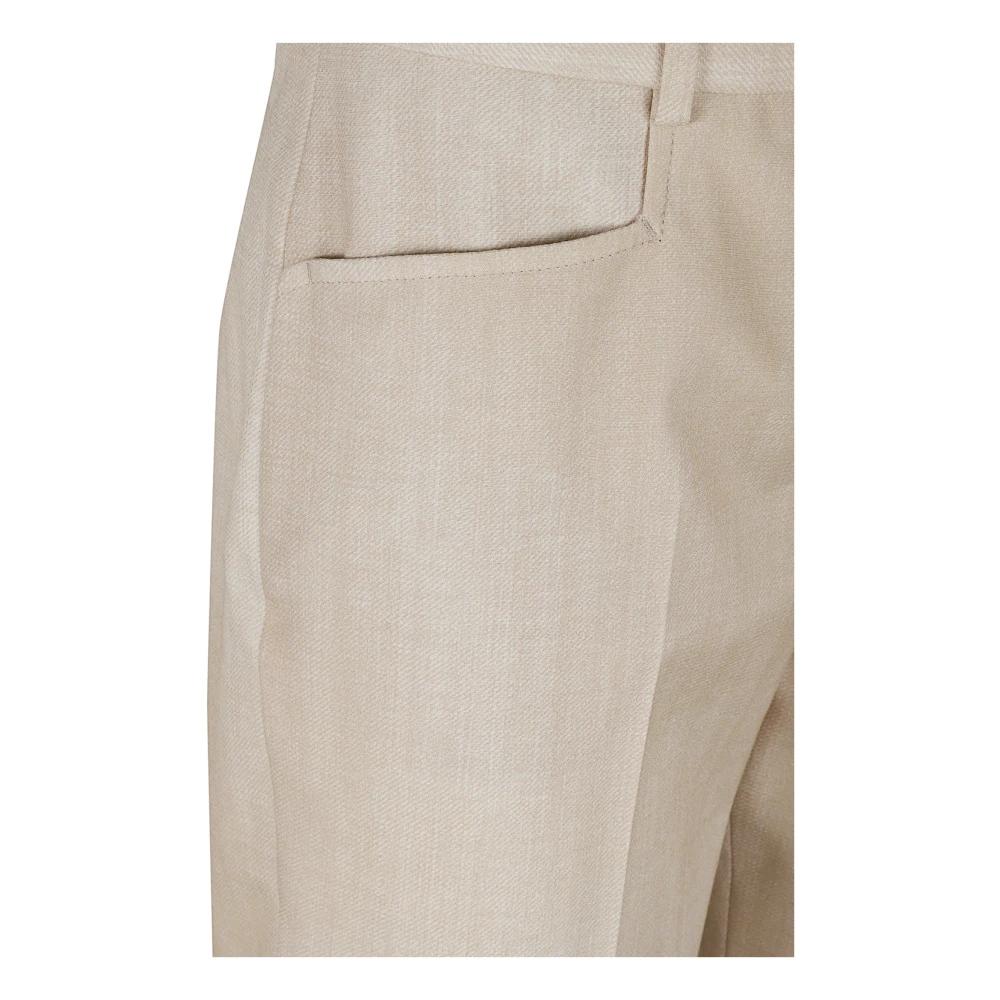 パンツ Ermanno Scervino Straight-Leg Tailored Trousers With Clean Ermanno Scervino Straight-leg Tailored Trousers With Clean