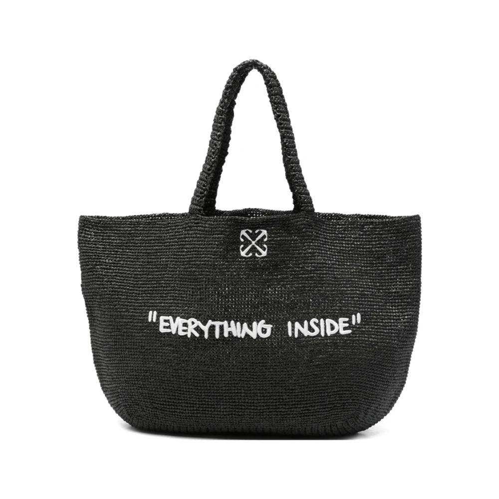 OFF-WHITEトートバッグ　希少 ホワイト（白）系 Off-White(オフホワイト) トートバッグ(メンズ