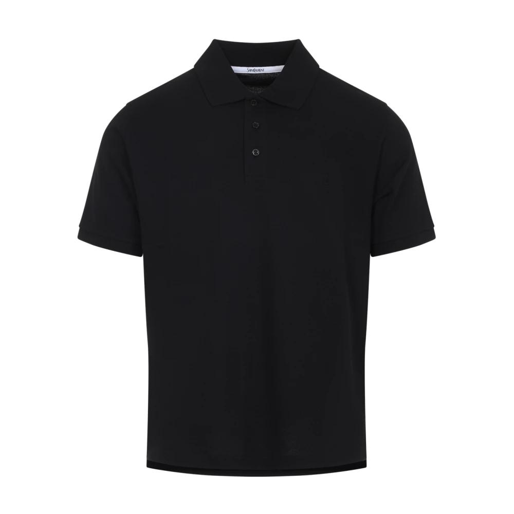 ポロシャツ Saint Laurent Polo Shirt Embroidered logo polo shirt | Saint Laurent | OTTODISANPIETRO