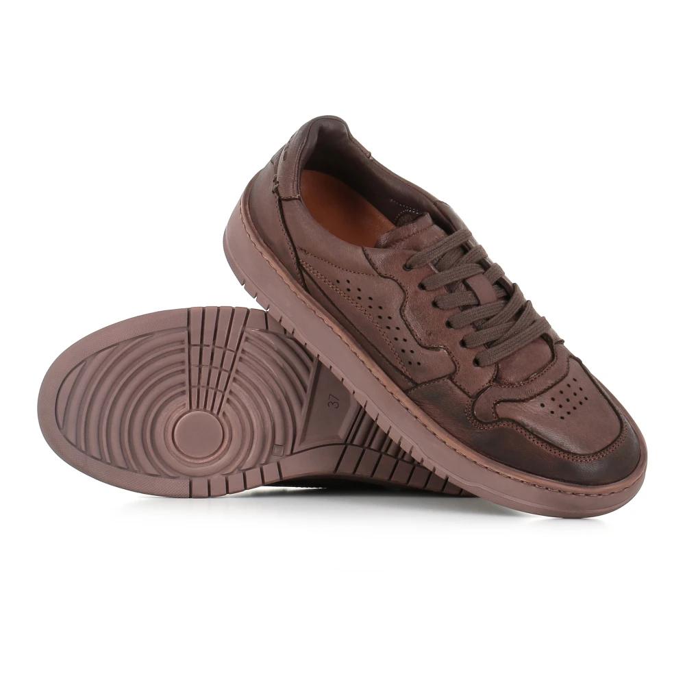 Derby Femme Lemargo Pointure 37 Marron - Cuir Italien Fait Main, Style Casual Ou Business