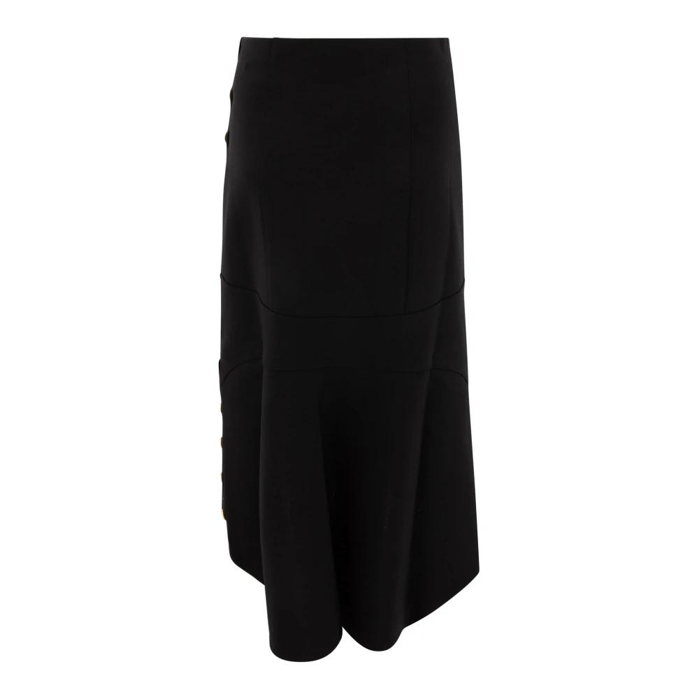 スカート GIVENCHY SKIRTS BLACK GIVENCHY Black Zipper Front Skirt In Black size 34 $1,370 | eBay
