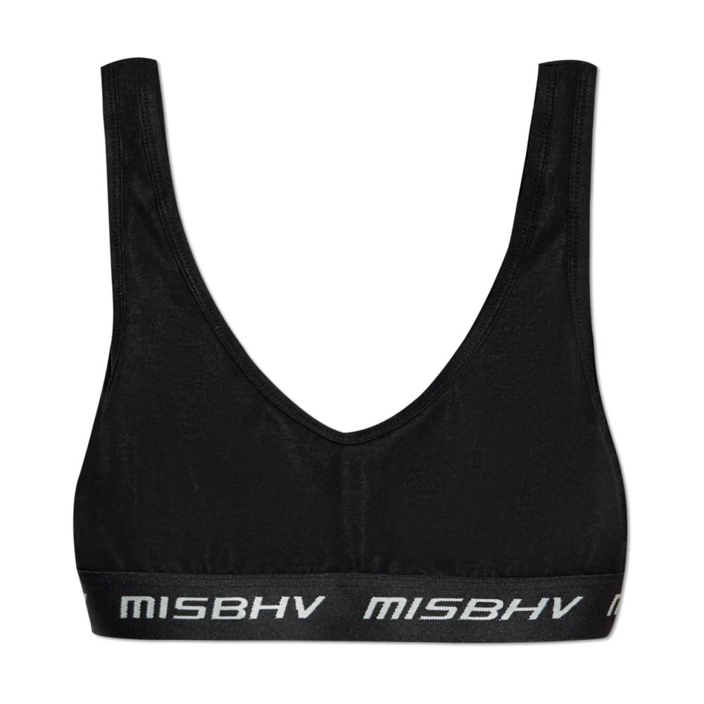 Misbhv＞＞＞Misbhv ロゴプリント パフォーマンス スポーツ ブラ MISBHV】ミスビヘイブ ブラトップ / MISBHV BRA TOP （ブラック