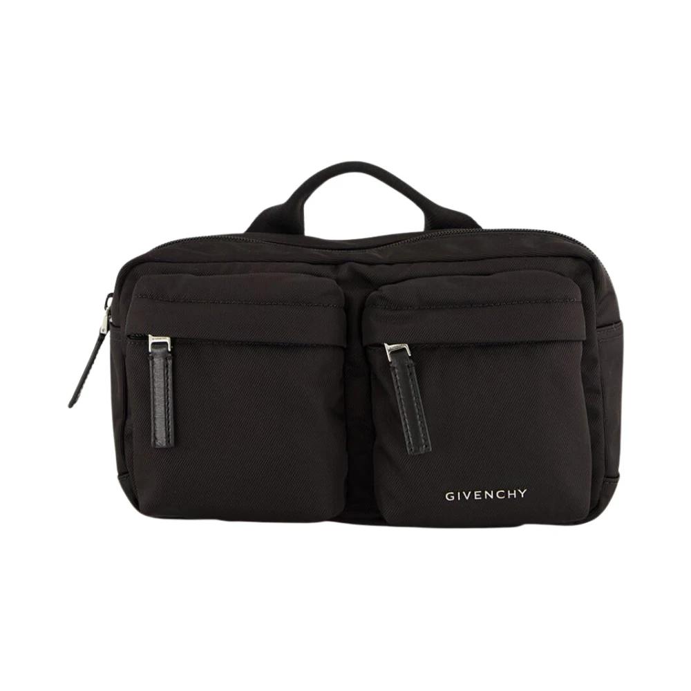 バッグ GIVENCHY LIGHT 3-BUM BAG Nylon Black GIVENCHY LIGHT 3 BUM BAG - Clothing from Circle Fashion UK