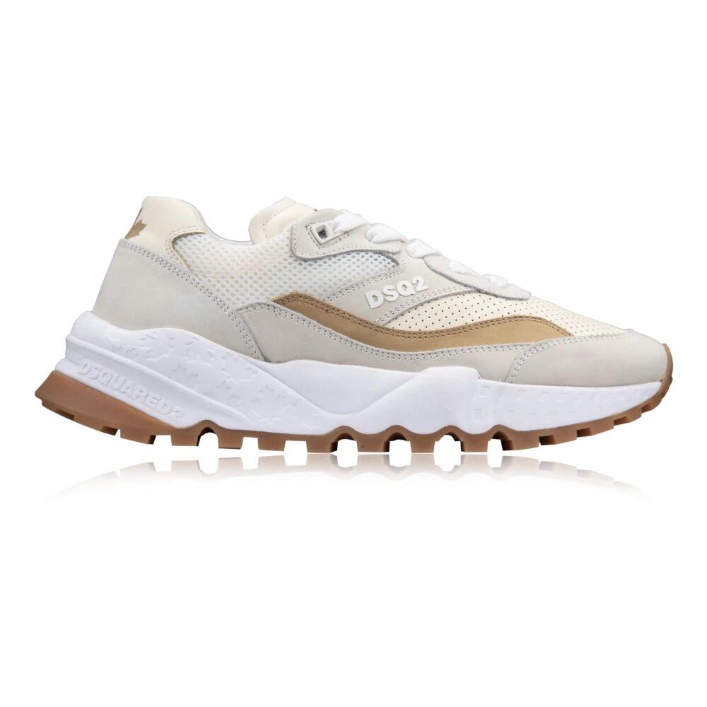 スニーカー D SQUARED2 SNM0295 1500001 M313 Sneakers DSQUARED2 White Men's “DSQUARED2” White Sneakers & Black/Gold Trim | eBay