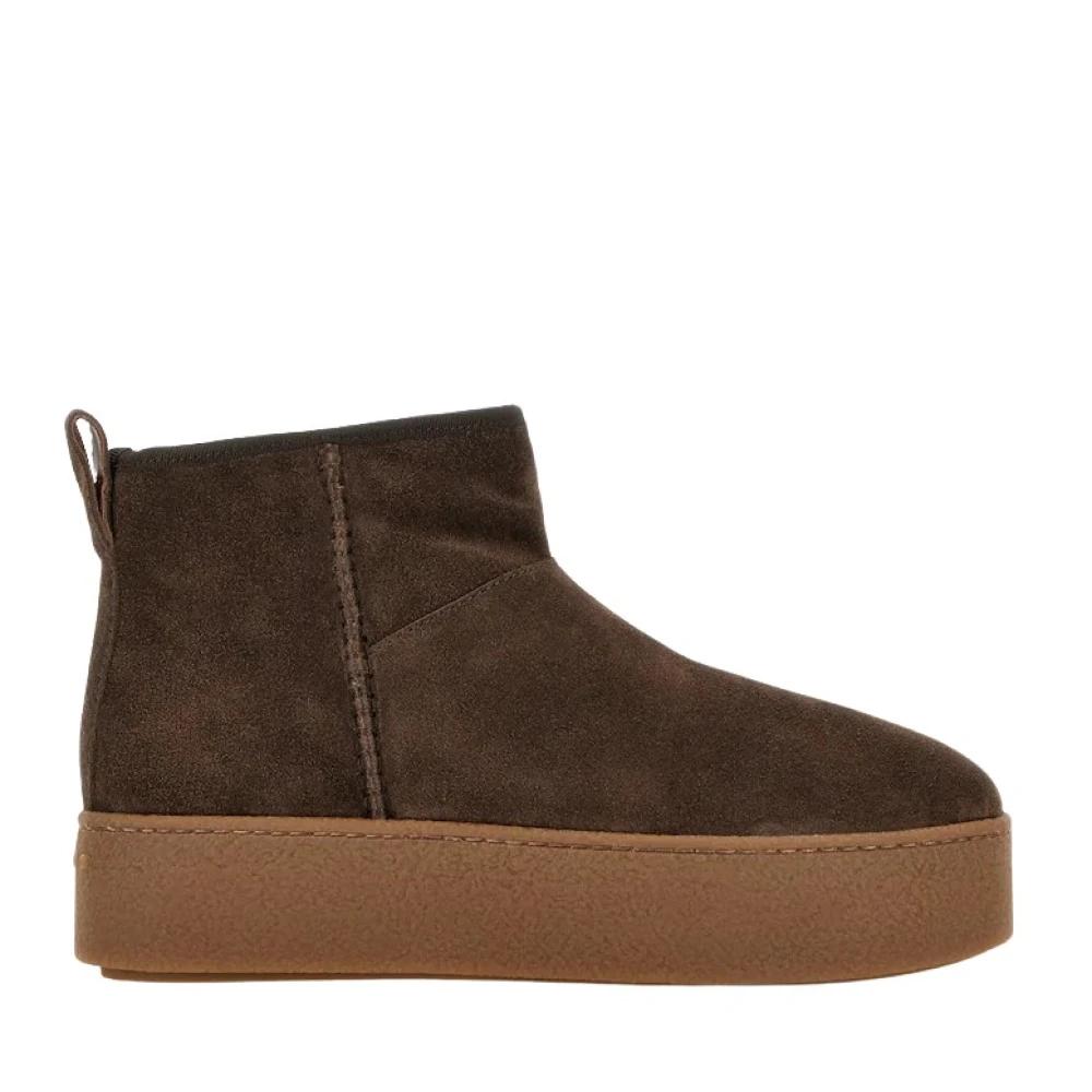 ミドルブーツ HOGAN Women Boots HXW6450FF90BTM 410 BROWN Amazon.com | HEIFIN Platform Knee High Boots Women Brown