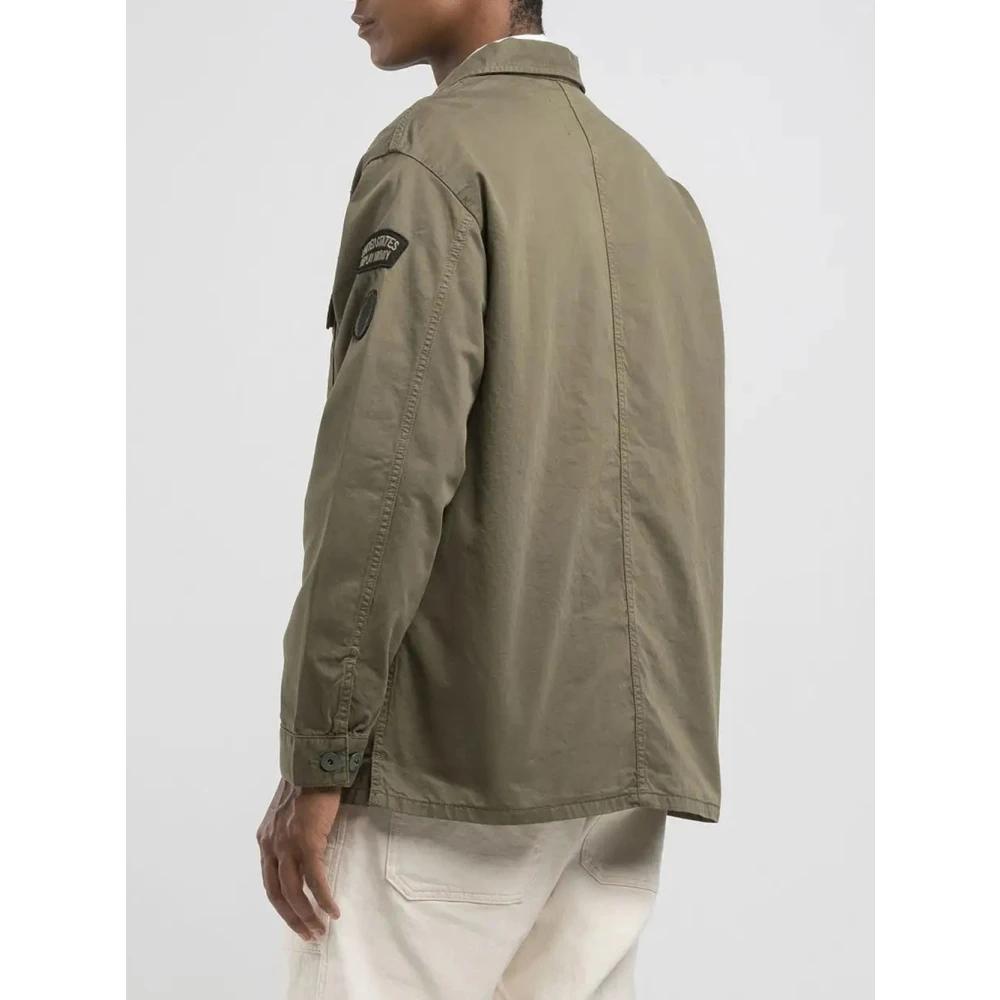 Jacket Jeansjacke Khaki GrÃ¼n Replay Jacke Herren GrÃ¼n