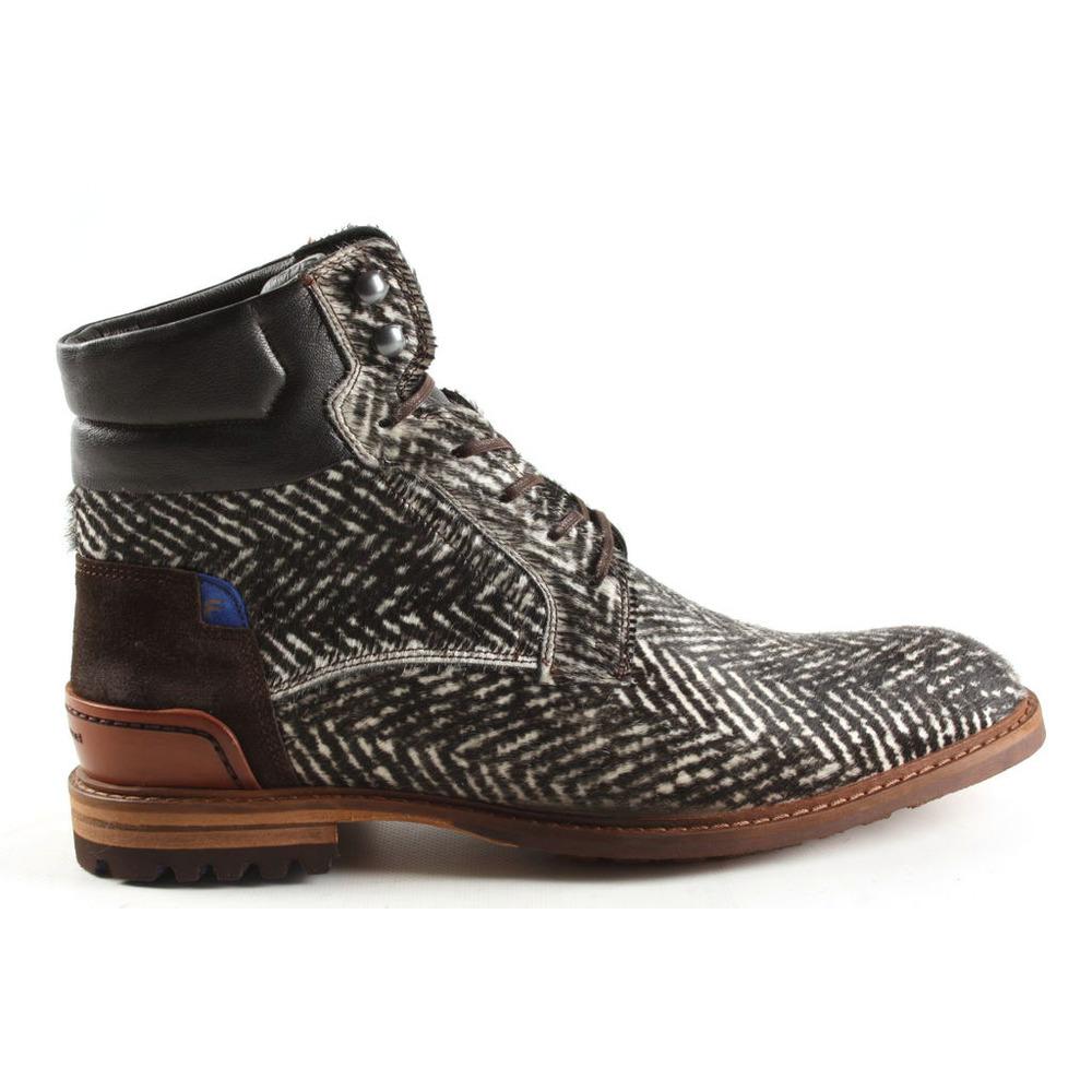 Floris Van Bommel Off White 10641/02 Premium Veterschoenen in het Zwart  voor heren - Lyst