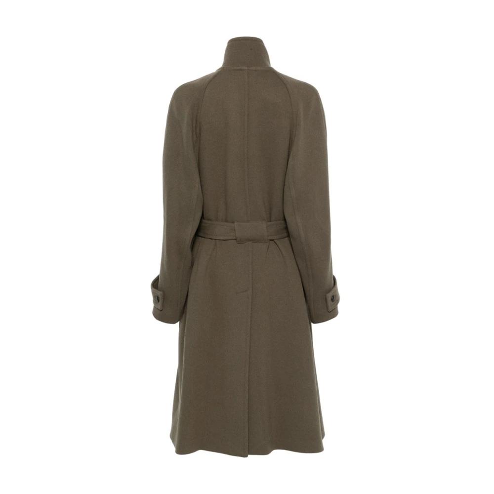 [LOW CLASSIC] / ☆ 24SS CLASSIC LONG COAT / KHAKI LOW CLASSIC|^|Layered Trench Coat Khaki | Garmentory