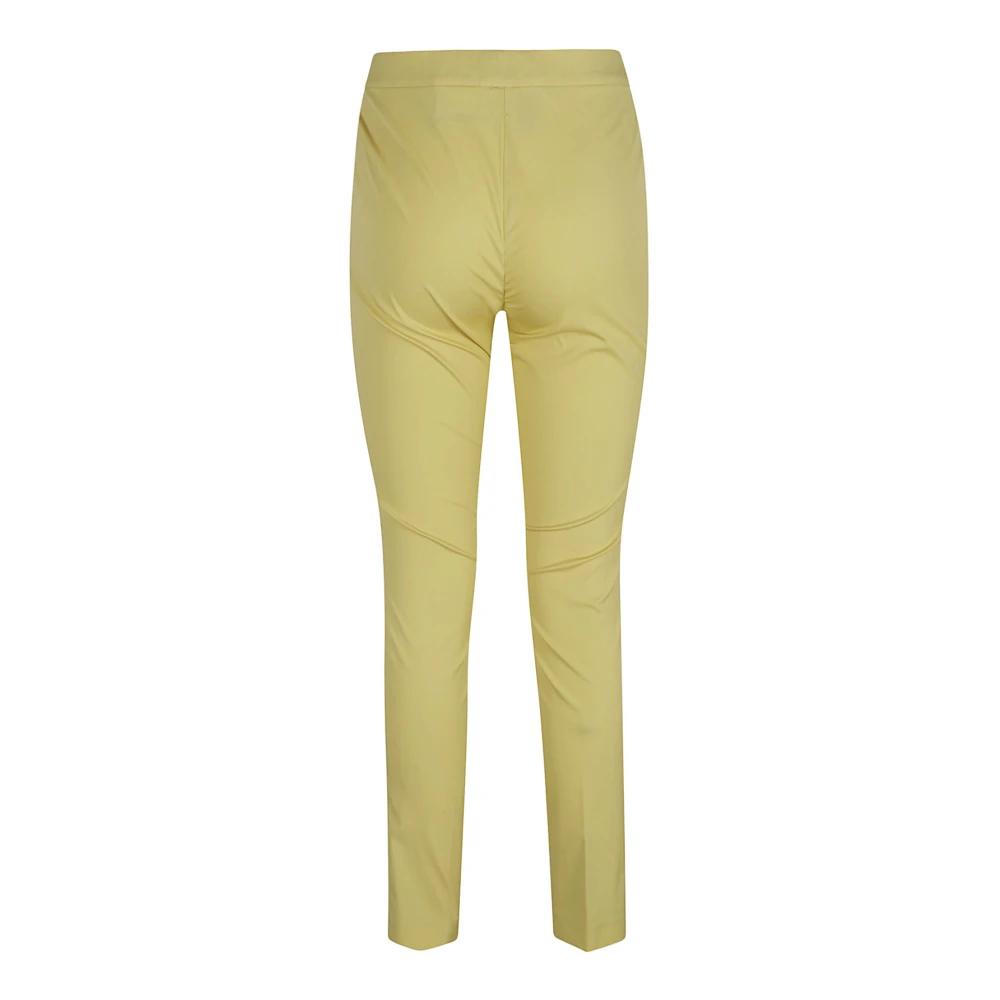 パンツ FABIANA FILIPPI Cotton trousers Yellow Fabiana Filippi high-waist straight-leg Trousers | Yellow