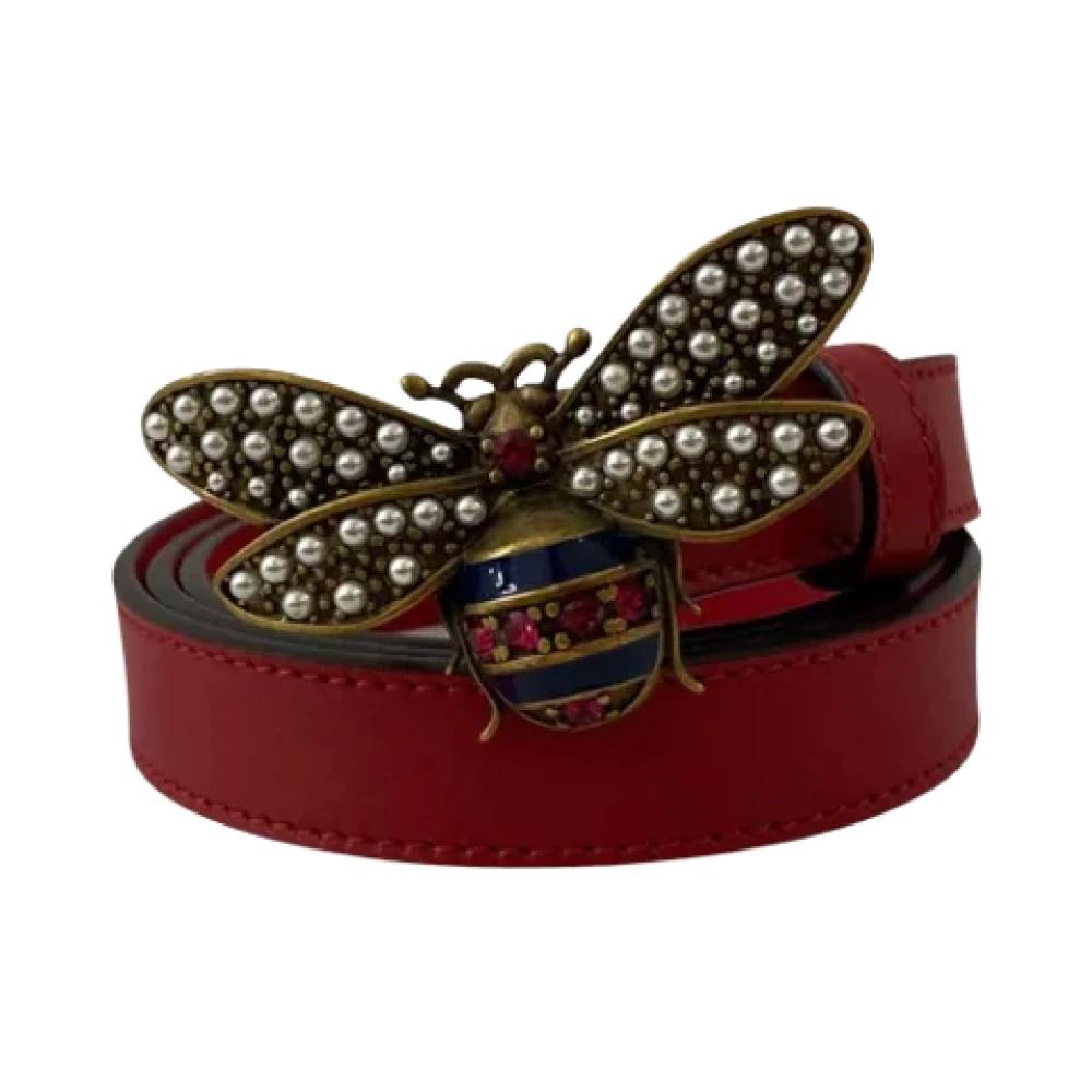 Cintura di stoffa rossa usata di Gucci in Rosso | Lyst