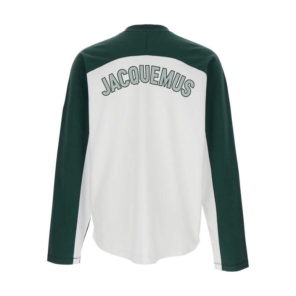 【送料&関税込】Jacquemus Pralu Logo Print Long Sleeve Top Jacquemus // White & Multi Flower Logo T-Shirt – VSP Consignment
