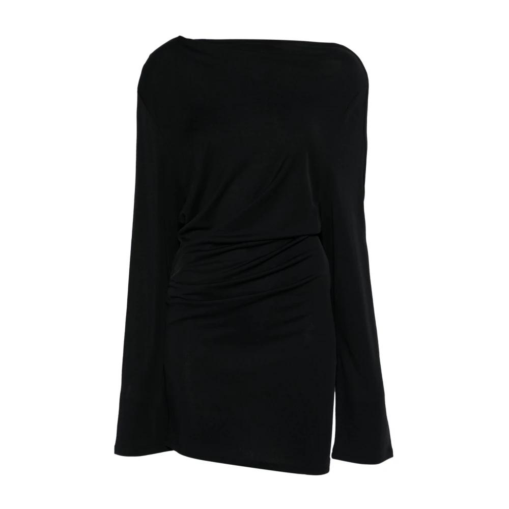 オールインワン・サロペット Jacquemus Long Asymmetric Lingerie Dress JACQUEMUS La Saudade Longue Brodée Asymmetric Draped
