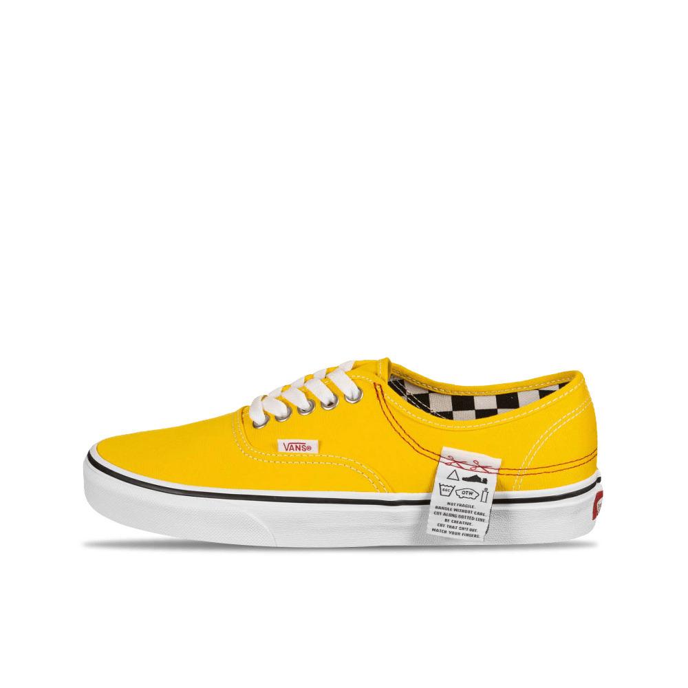 vans jaune authentic