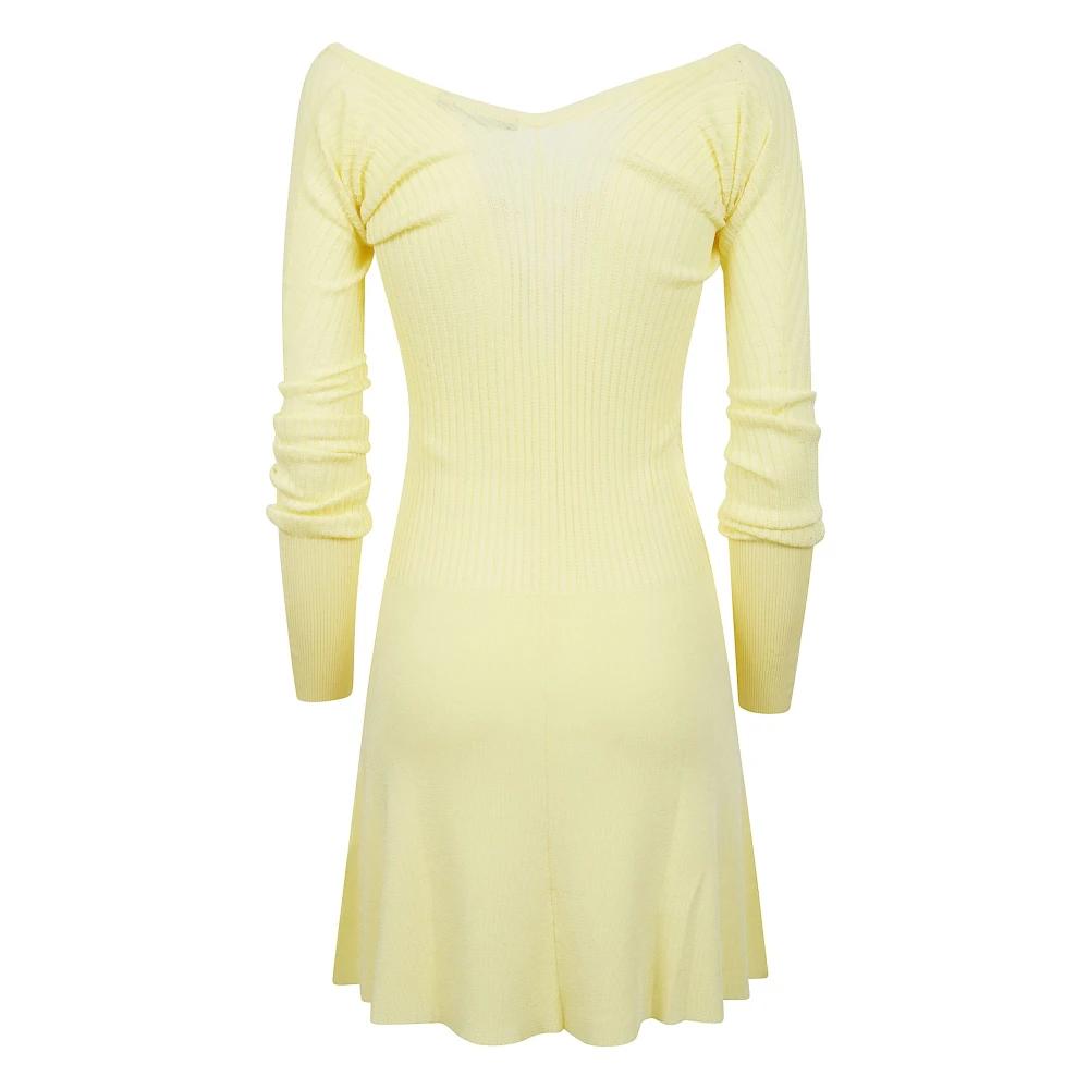 【送料&関税込】Jacquemus Long Sleeve Scalloped Mini Dress JACQUEMUS Long Sleeve Scalloped Mini Dress – LOZURI®
