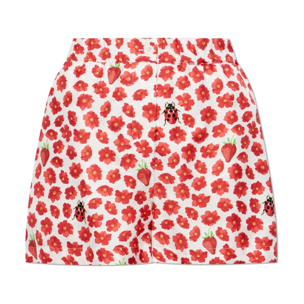 ショートパンツ VERSACE Woman Short Red 10189481A13649 5W690 VERSACE: Short woman - Red | Versace short 10189481A13649