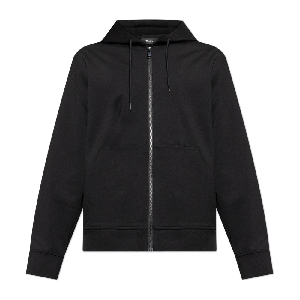 25ss Theory Cotton Zip Up Hoodie パーカー Rounded Cotton Zip-Up Hoodie | Theory