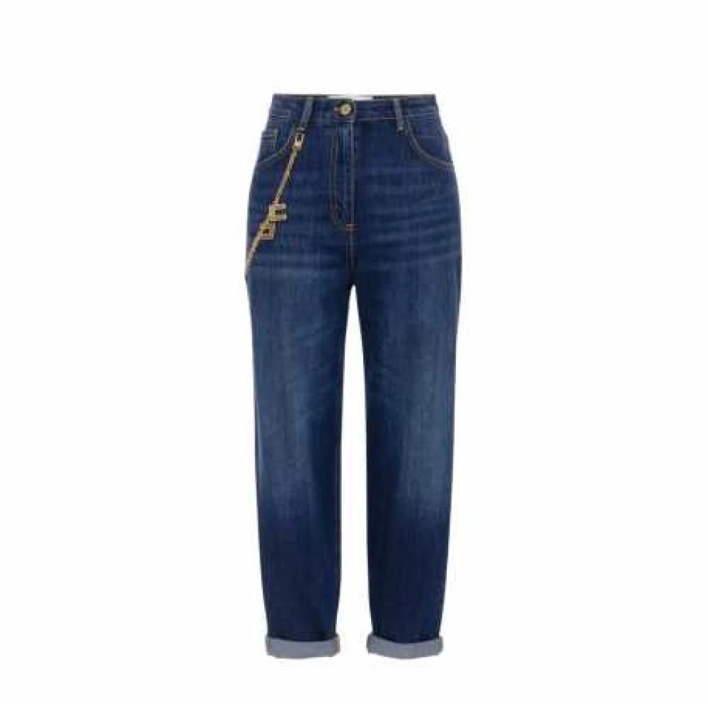 パンツ ELISABETTA FRANCHI Woman Pants Blue HJ36N 139 Elisabetta Franchi Jeans for Women | Online Sale up to 50