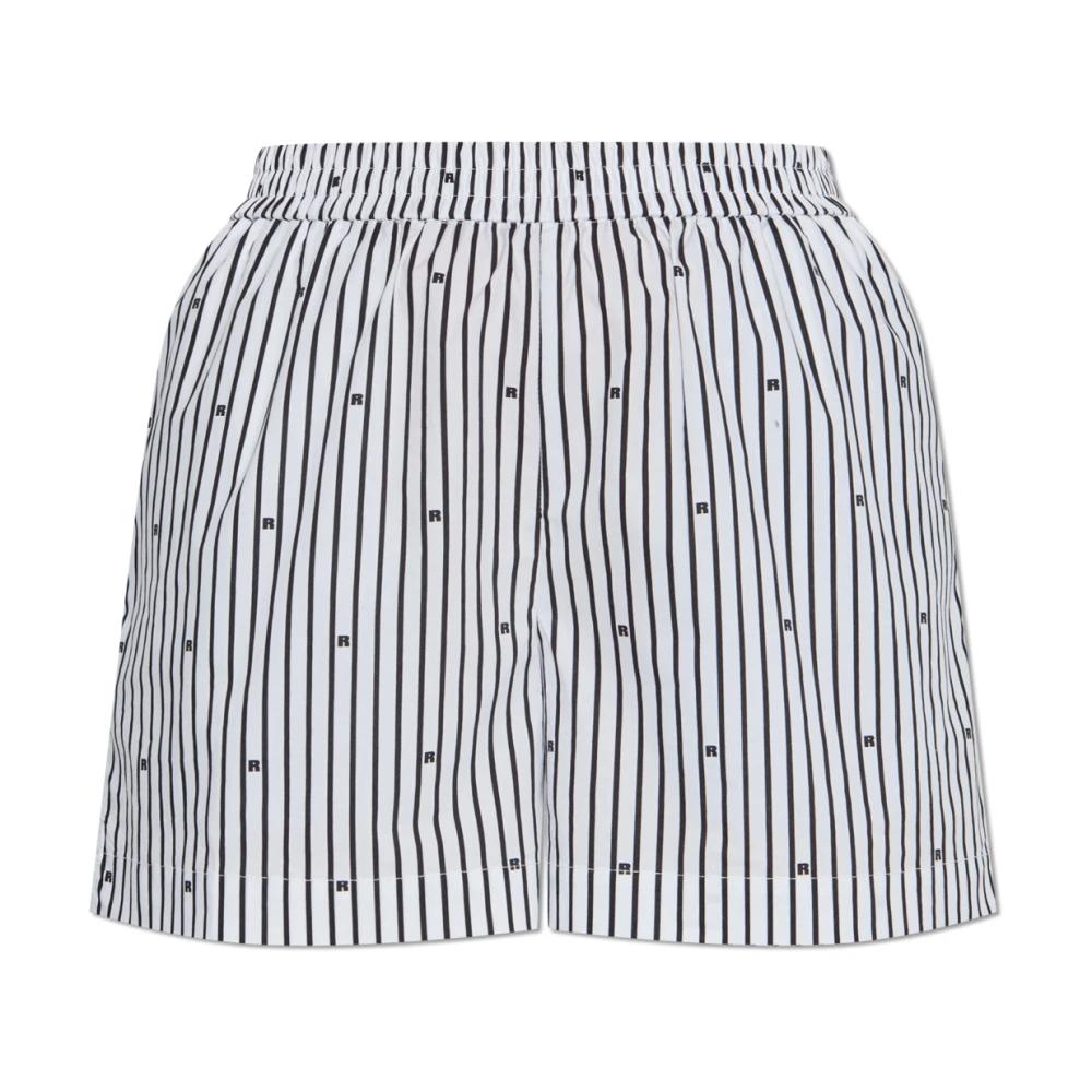 ショートパンツ ROTATE BIRGER CHRISTENSEN 'Elasticated' shorts White Elasticated Shorts Bright White - ROTATE Birger Christensen