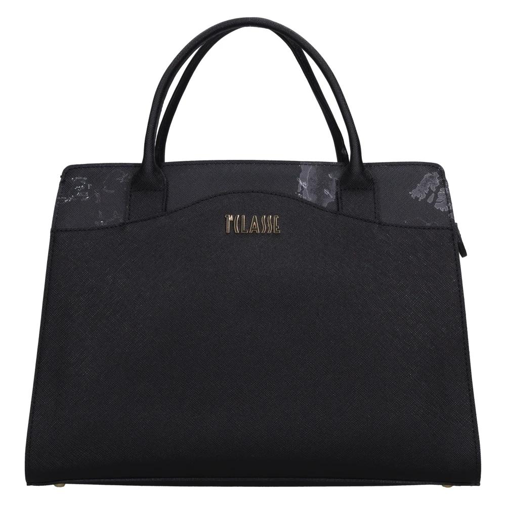 Martini Borse Nere Prima Classe Shopping Bag Alviero Tote Bag