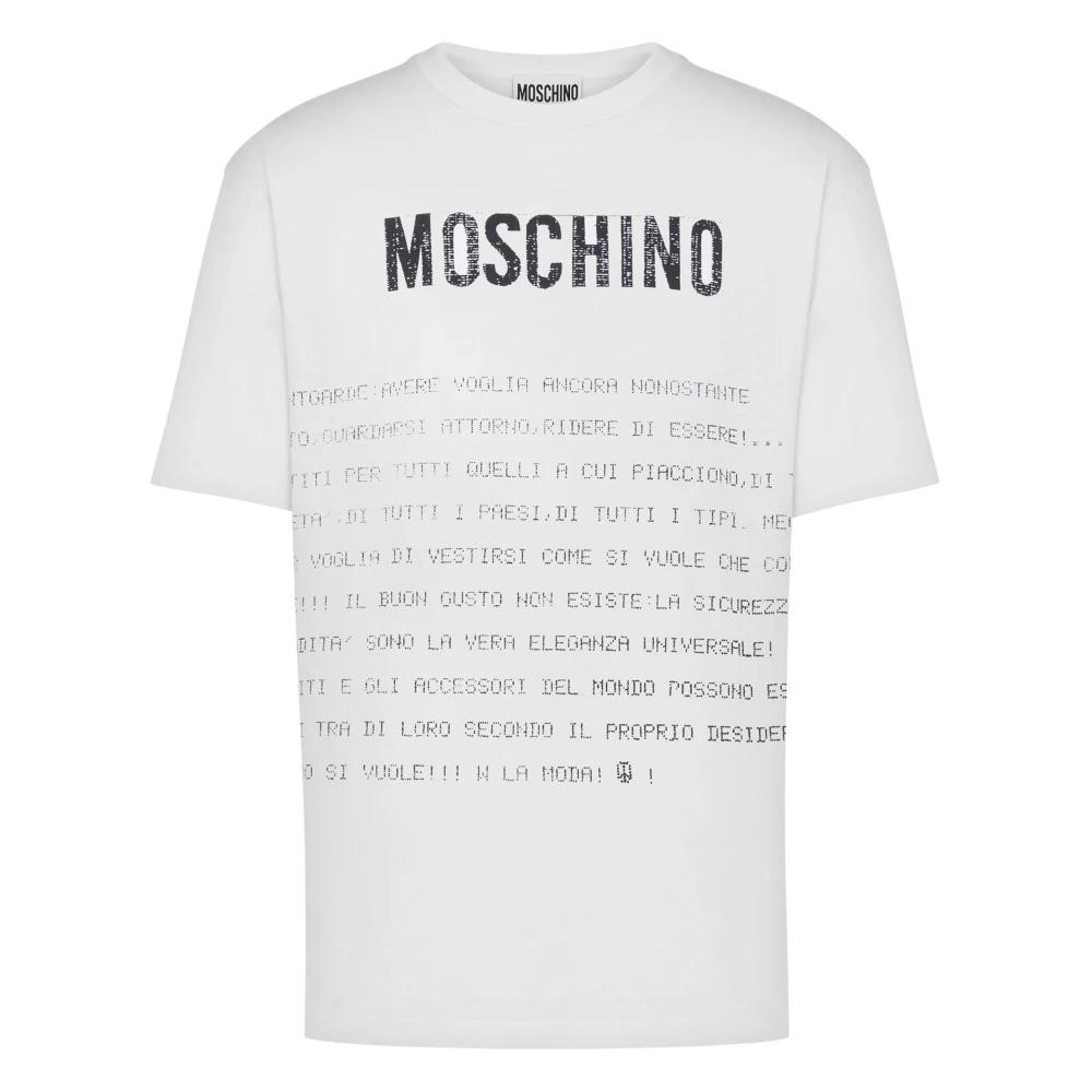 T shirt a manica corta Moschino da uomo Sconto online fino al 28 Lyst