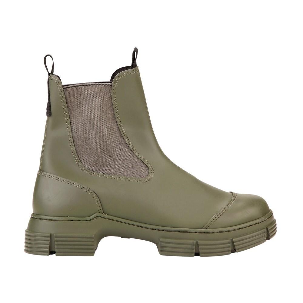Recycled Rubber City Boots - Kalamata Sko Ganni en coloris Vert - Lyst