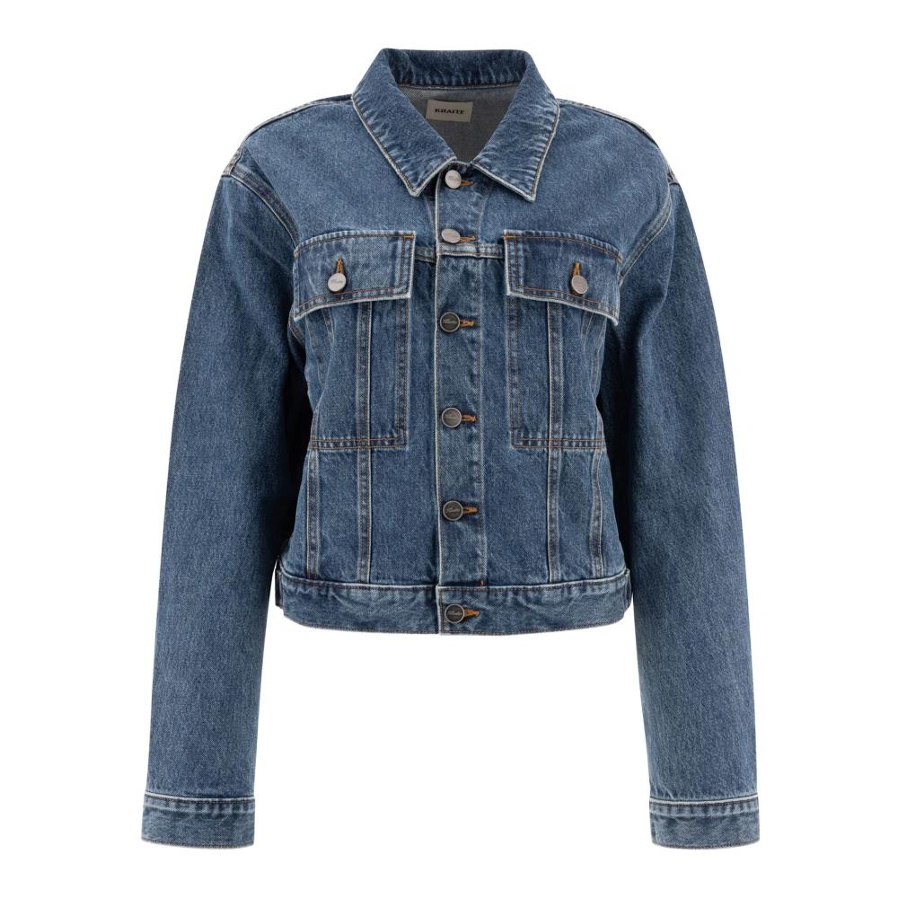 関税・送料込 KHAITE denim Grizzo デニムジャケット KHAITE Grizzo Denim Jacket | Blue | FARFETCH