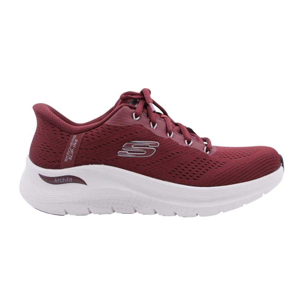 Zapatillas Skechers Arch Fit Skechers Burst Rojas Zapatos En Rojo