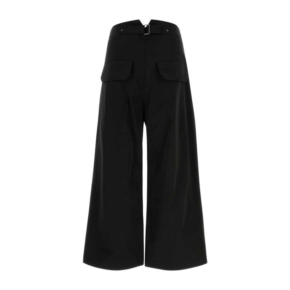 Entire studios Wide Trousers in Black | Lyst