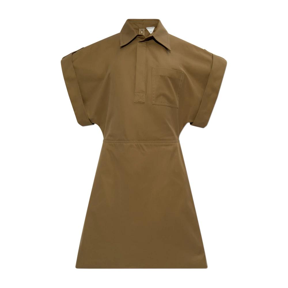 ワンピース BOTTEGA VENETA CAPPUCCINO COTTON BLEND DRESS Bottega Veneta Cappuccino Cotton Blend Dress – LOZURI®