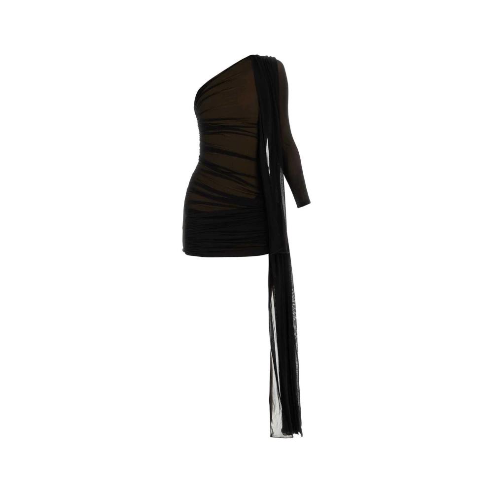 パーティードレス DION LEE A9878F22 BLACK Dresses Dion Lee Composite Interlock Dress in Black | FWRD