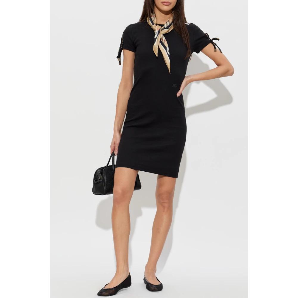 strapless open back dress Burberry London Blue Label Tartan wool pleated mini skirt with leather  buckles – Bizarre Bazaar