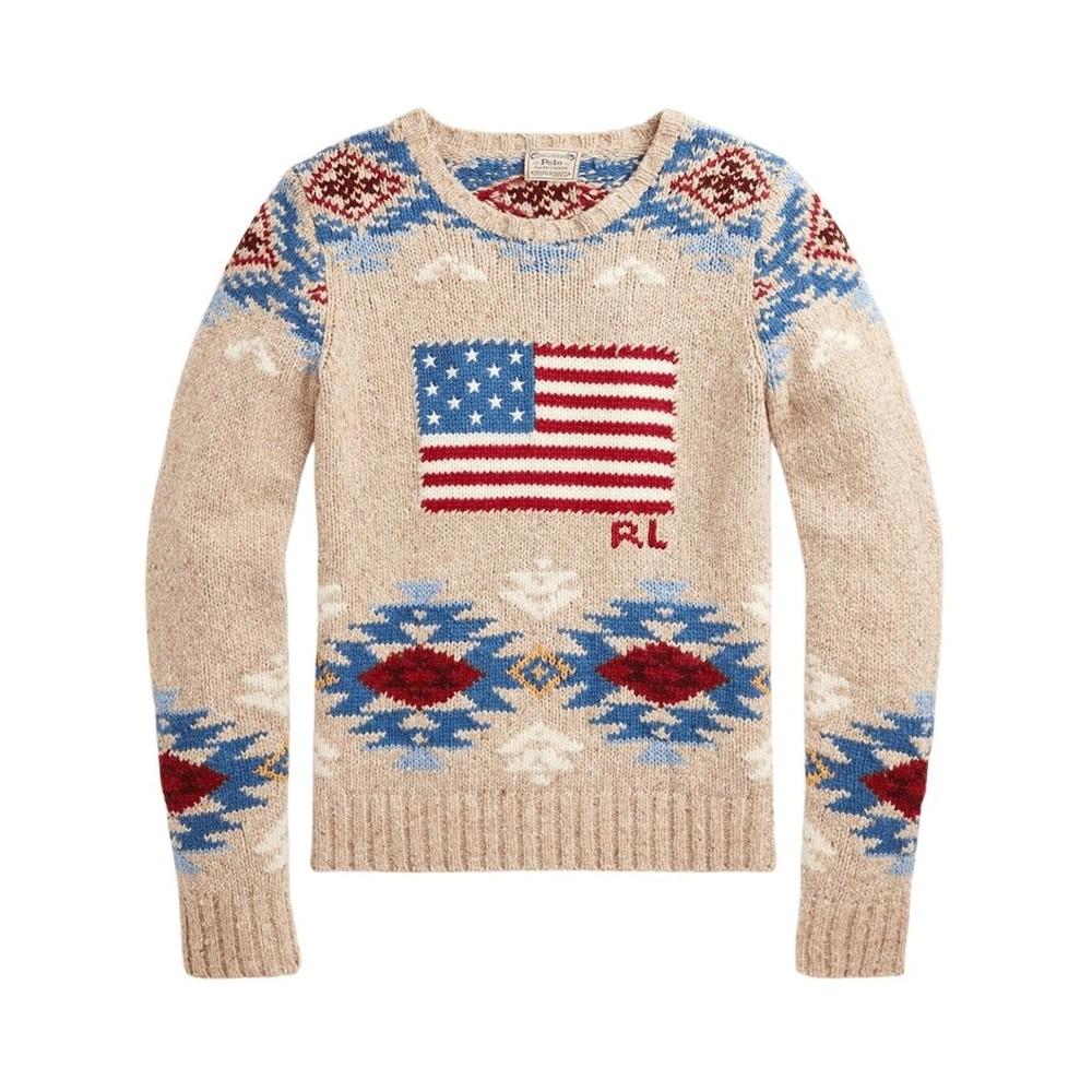 polo wool blend sweater