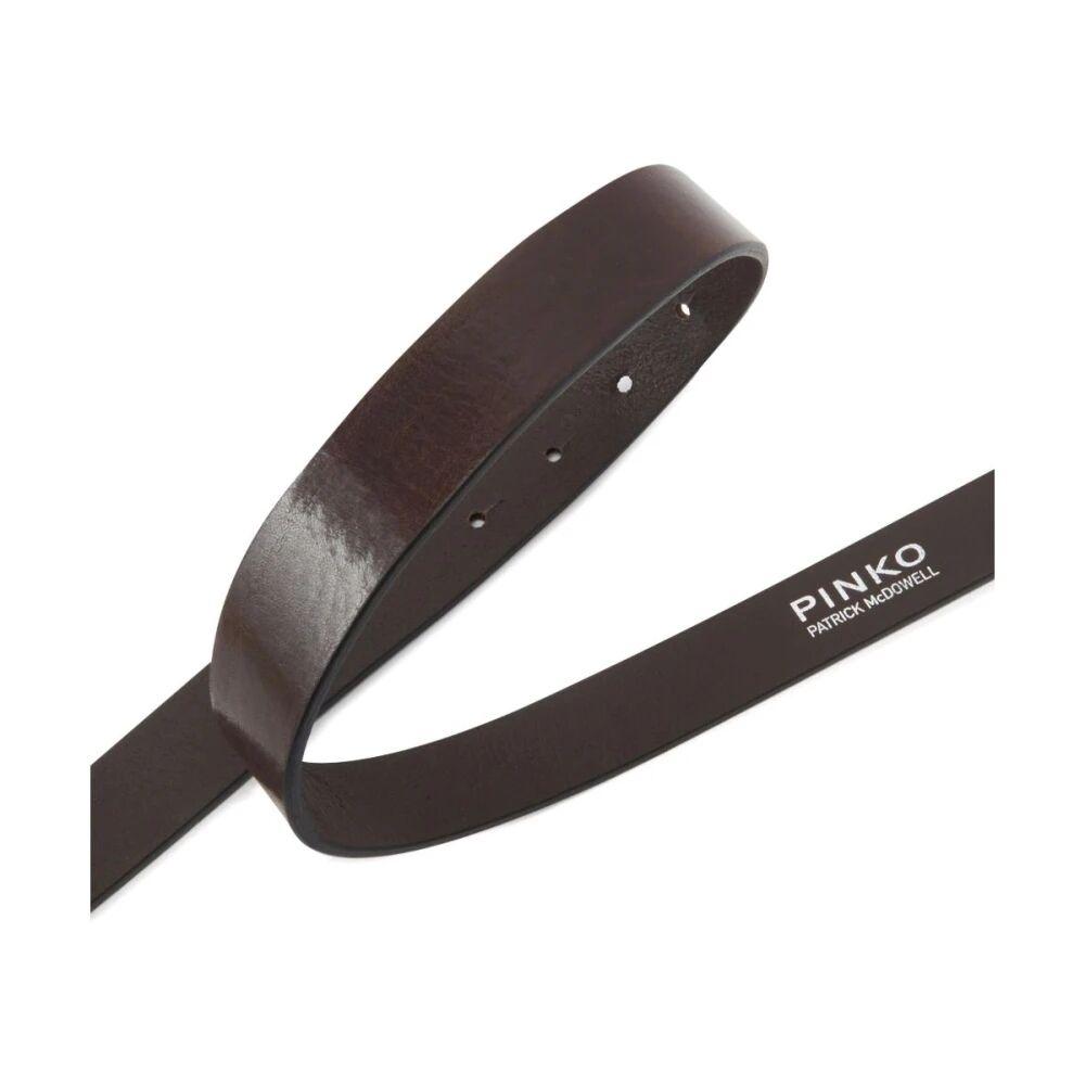 ベルト Pinko Belts Brown PINKO Tamboril H2.5 Leather Belt | Brown | FARFETCH