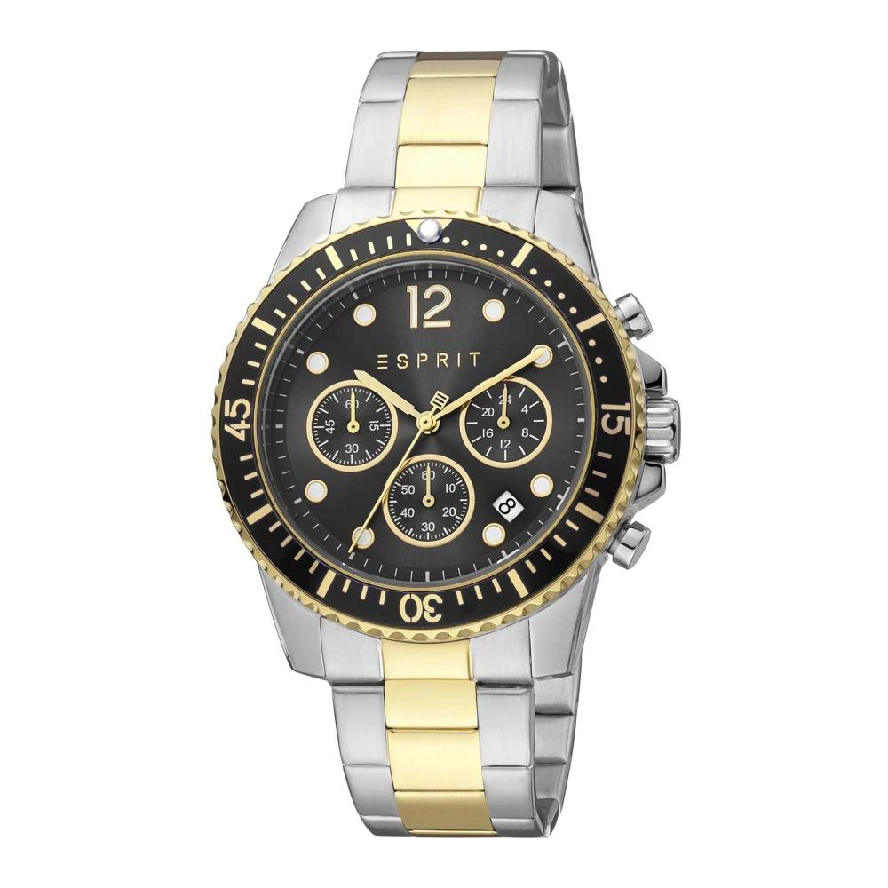Chronograph Esprit Damenuhr Edelstahlarmband ESPRIT Damenuhr Mit